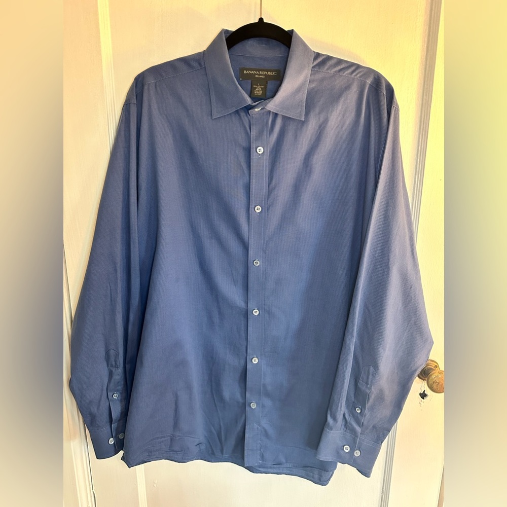 Banana Republic men’s dress shirt blue size Large